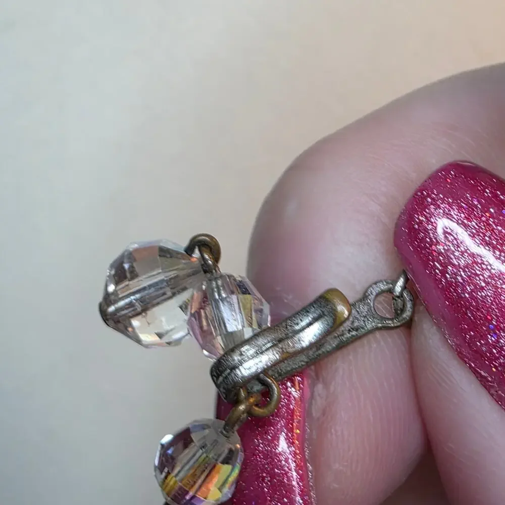 Vintage Laguna AB Crystal 3-Strand Necklace 502 - Picture 6 of 7